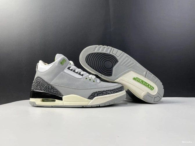 Cheap TBK 136064-006 Air Retro Chlorophyll Jordan 3 0706